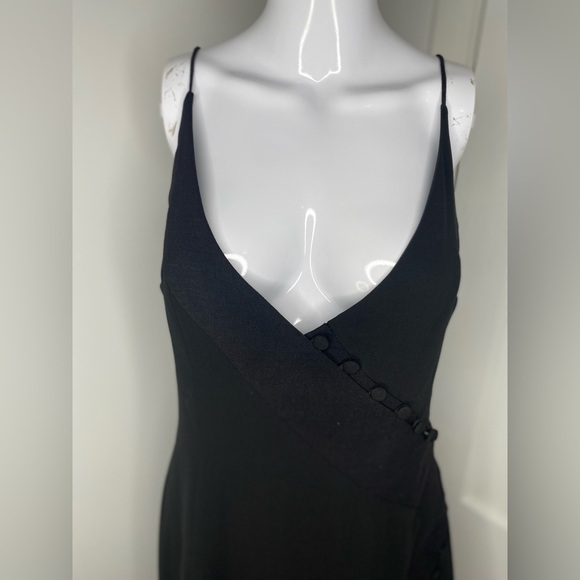 C/MEO COLLECTIVE NWT Presence Midi Elegant Black Sleeveless Dress - Picture 3 of 13